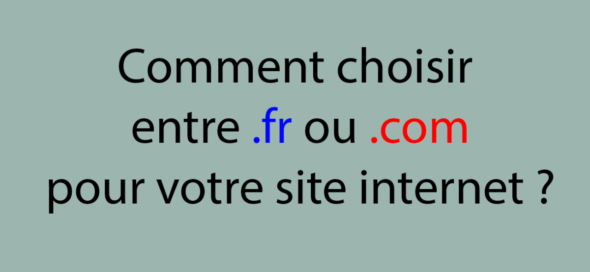 Comment choisir un nom de domaine - Blog Webmaster - Jordan Couturier