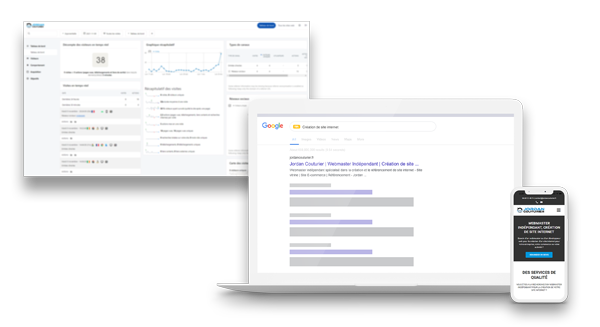 Référencement de site internet - Webmaster Indépendant - Jordan Couturier